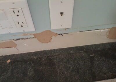 This is a kitchen tile backsplash project in Old Fort Cape Elizabeth Me