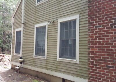 This is an exterior painting project