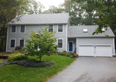 This is an exterior painting project