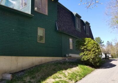 This is an exterior painting project in North St Kennebunk Me