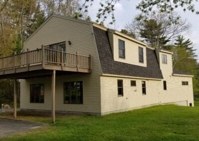 This is an exterior painting project in North St Kennebunk Me