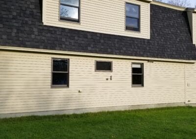 This is an exterior painting project in North St Kennebunk Me