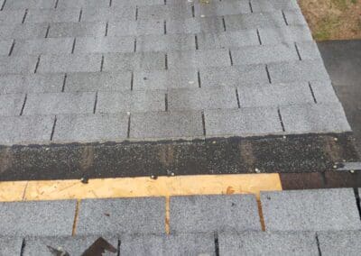 This is a roofing project in 302 Windham Me